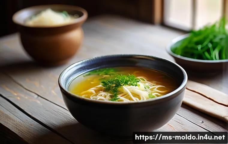 몰도바 전통 음식 - **Prompt for Zama Soup:**
"A cozy, rustic close-up of a steaming bowl of traditional Moldovan Za...